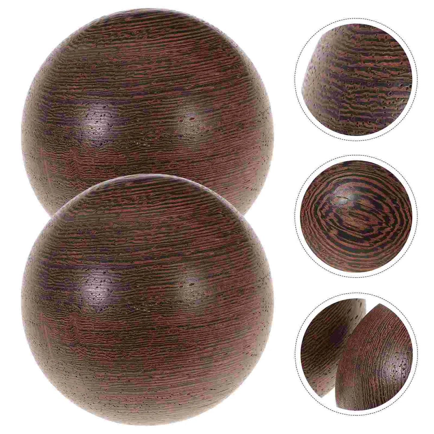 2Pcs Rosewood Hand Hand Exercise Balls Baoding Hand Exercise Balls Chinese Acupoint Hand Exercise Balls Adult Wrist Hand