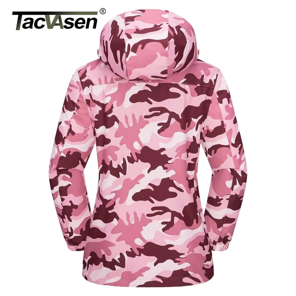 3 in 1 Fleece Lining Jackets Women'S Winter Ski Snowboard Jackets Hooded Coats Windproof Water Resistance Hiking Parka