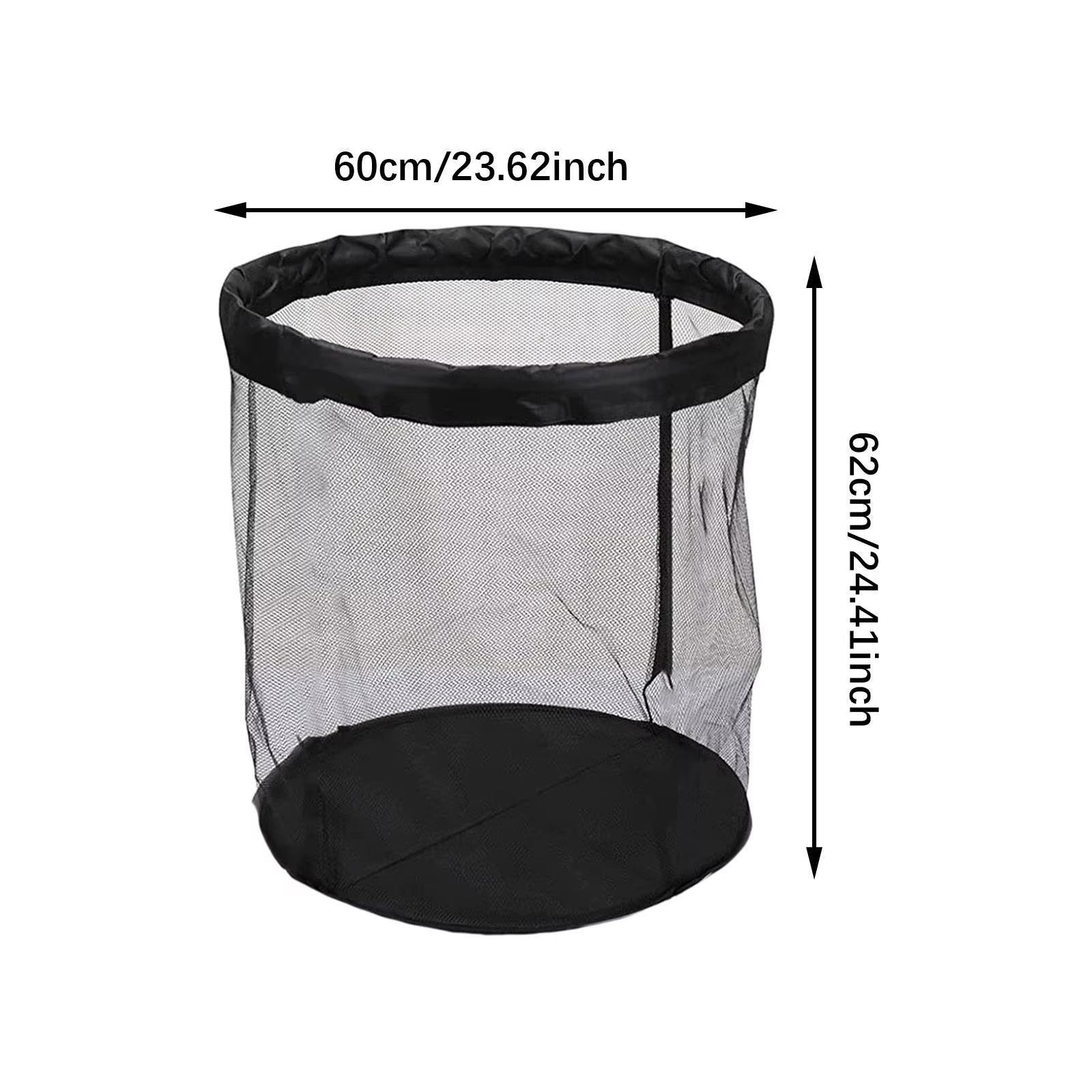 Basketball Net Storage Organizer Laundry Basket Ball Holder for Baseball,