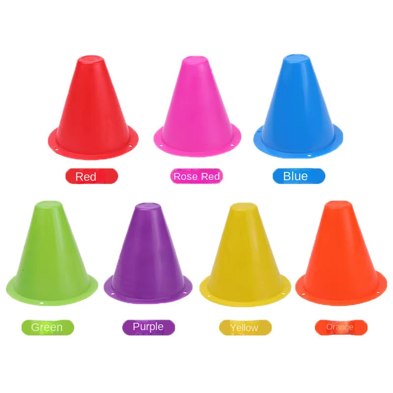 8Cm Plastic Skate Marker Cones Roller Football Soccer Training Equipment Marking Cup Roller Skating Roadblock Accessories
