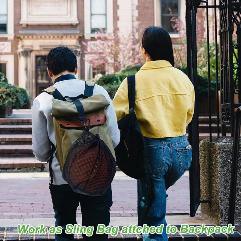 Single Ball Bag Mesh Bag for Transporting Single Volleyball Basketball Football Volleyball Bag Mesh Handbag Ball Bag Clip On