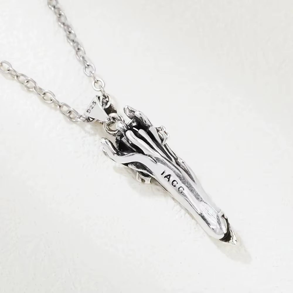 Anime Jujutsu Kaisen Ryomen Sukuna Satoru Gojo Prison Realm Pendant Necklace Cosplay Unisex Prop Jewelry Accessories Gift