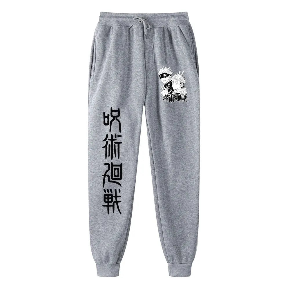 Anime Jujutsu Kaisen Sports Pants Running Workout Jogging Long Pants Gym Sport Trousers for Men Jogger Sweatpants