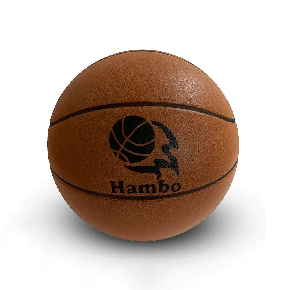 Dia 24Cm Silent Basketball Indoor Dribble Practice 29.5In Mute Bouncing Basketball Bounce Quiet Soft Airless Foam Ball Xmas Gift