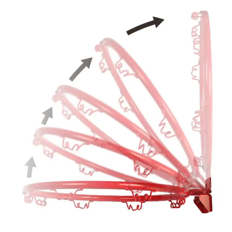 32Cm Wall Mounted Basketball Hoop Netting Metal Rim Hanging Basket Basket-Ball Wall Rim W/ Screws Indoor Outdoor Sport