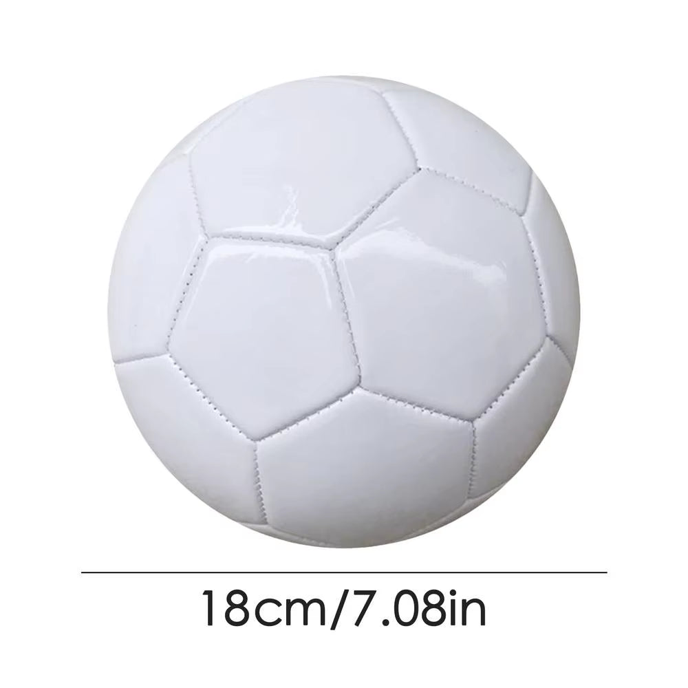 White Soccer Ball Size 3/4/5 White Autograph Soccer Ball White Official Signing Soccer Lightweight for Kids Adult Football