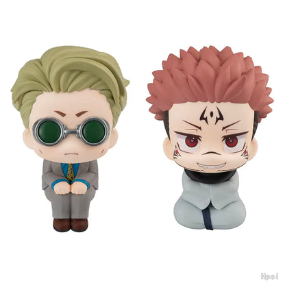 10Cm Jujutsu Kaisen Anime Figure Look up Q Version Satoru Gojo/Geto Suguru Action Figure Fushiguro Toji/Okkotsu Yuta Figurine