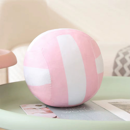 Simulation Volleyball Ball Plush Toy Cute Volleyball Props Pillow Accompany Kids Soft Gifts for Girls Boys Room Decor