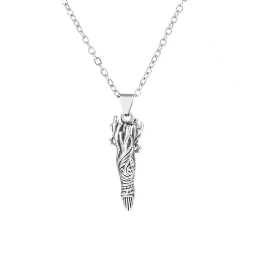 Anime Jujutsu Kaisen Ryomen Sukuna Satoru Gojo Prison Realm Pendant Necklace Cosplay Unisex Prop Jewelry Accessories Gift