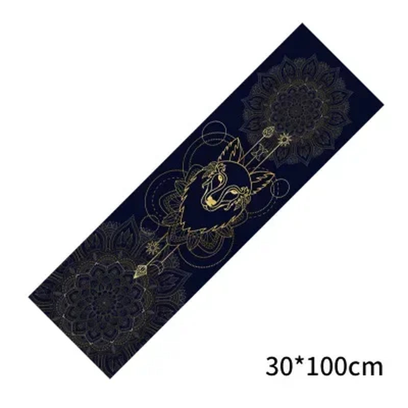 New Yoga Blanket Yoga Towel Yoga Hall Quick-Drying Towel Fitness Towel Printing Sports Travel Quick-Drying Anti-Slip Pilates