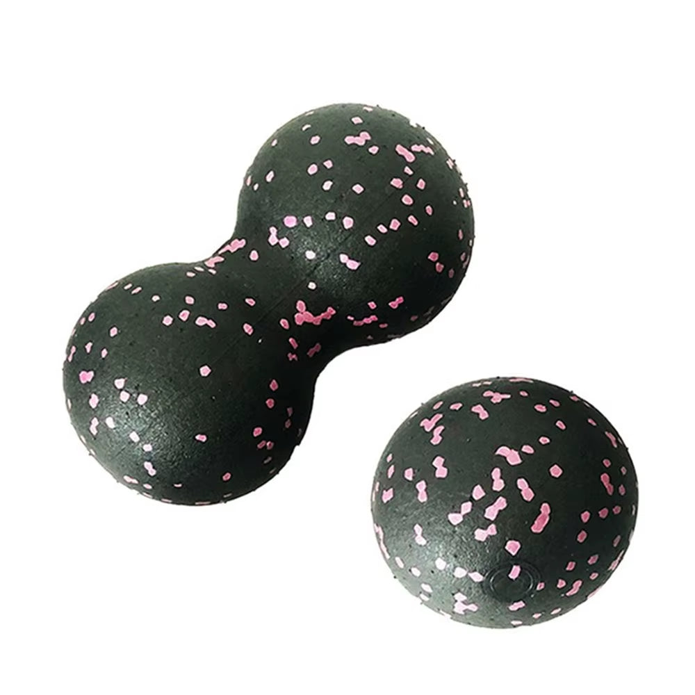EPP Peanut Massage Ball Lacrosse Myofascial Ball Set Yoga Pilates Roller for Physical Therapy Deep Tissue Massage Relieve Pain
