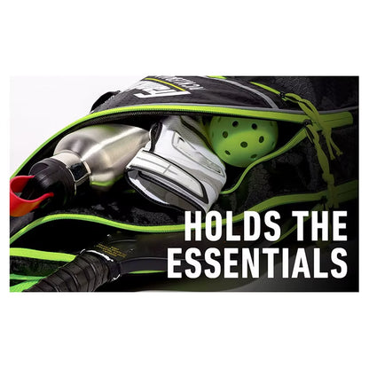 Pickleball Bag Men'S & Women'S Backpack Adjustable Sling Bag with Fence Hook/Upgraded Capacity/Safety Pocket/Water Bottle Holder