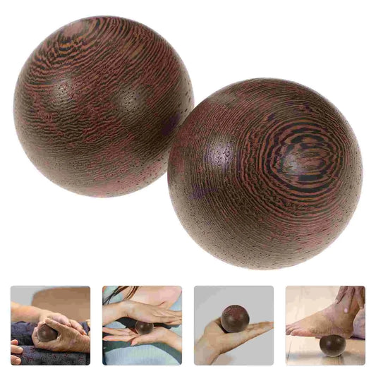 2Pcs Rosewood Hand Hand Exercise Balls Baoding Hand Exercise Balls Chinese Acupoint Hand Exercise Balls Adult Wrist Hand