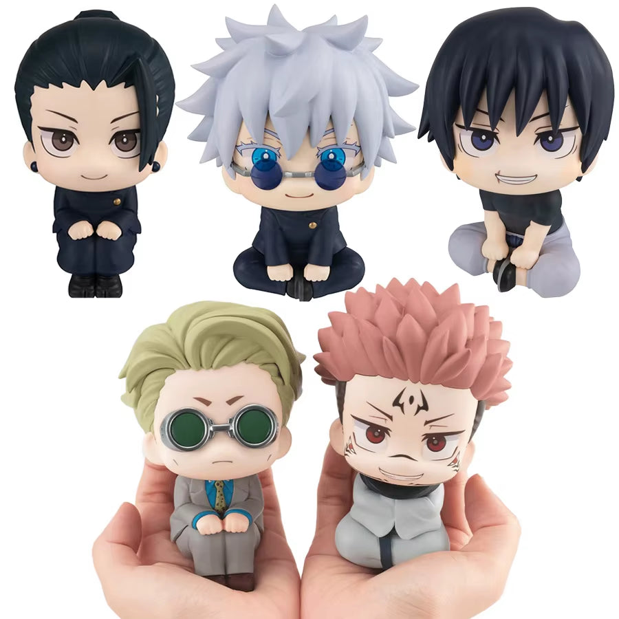 10Cm Jujutsu Kaisen Anime Figure Look up Q Version Satoru Gojo/Geto Suguru Action Figure Fushiguro Toji/Okkotsu Yuta Figurine