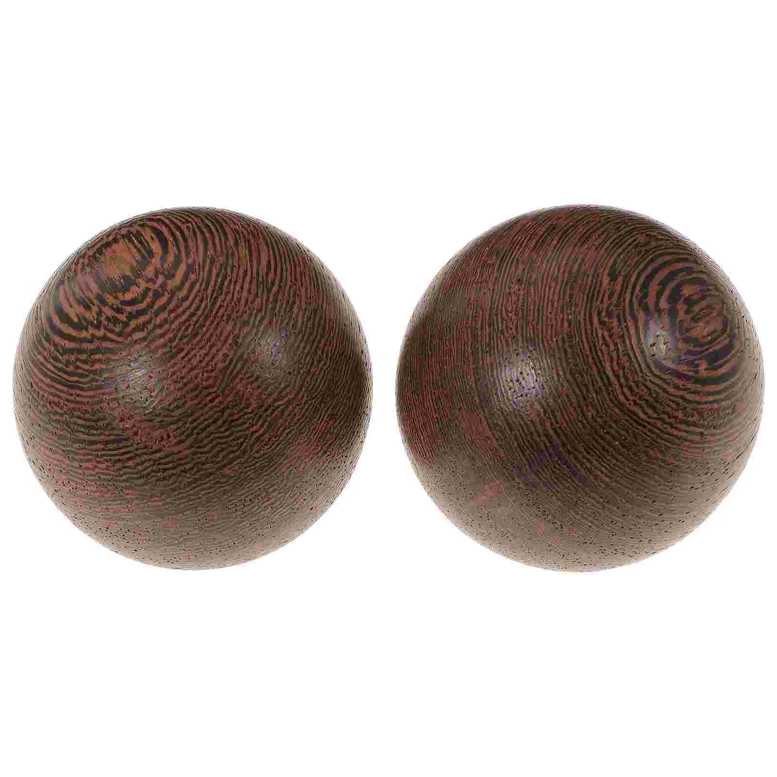 2Pcs Rosewood Hand Hand Exercise Balls Baoding Hand Exercise Balls Chinese Acupoint Hand Exercise Balls Adult Wrist Hand