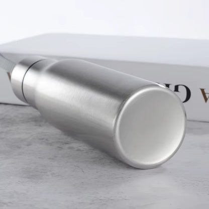 500Ml/1000Ml Sport Water Bottle Single-Layer Rugged Cup Travel Camping Sports Drink Bottles Drinkware Stainless Steel