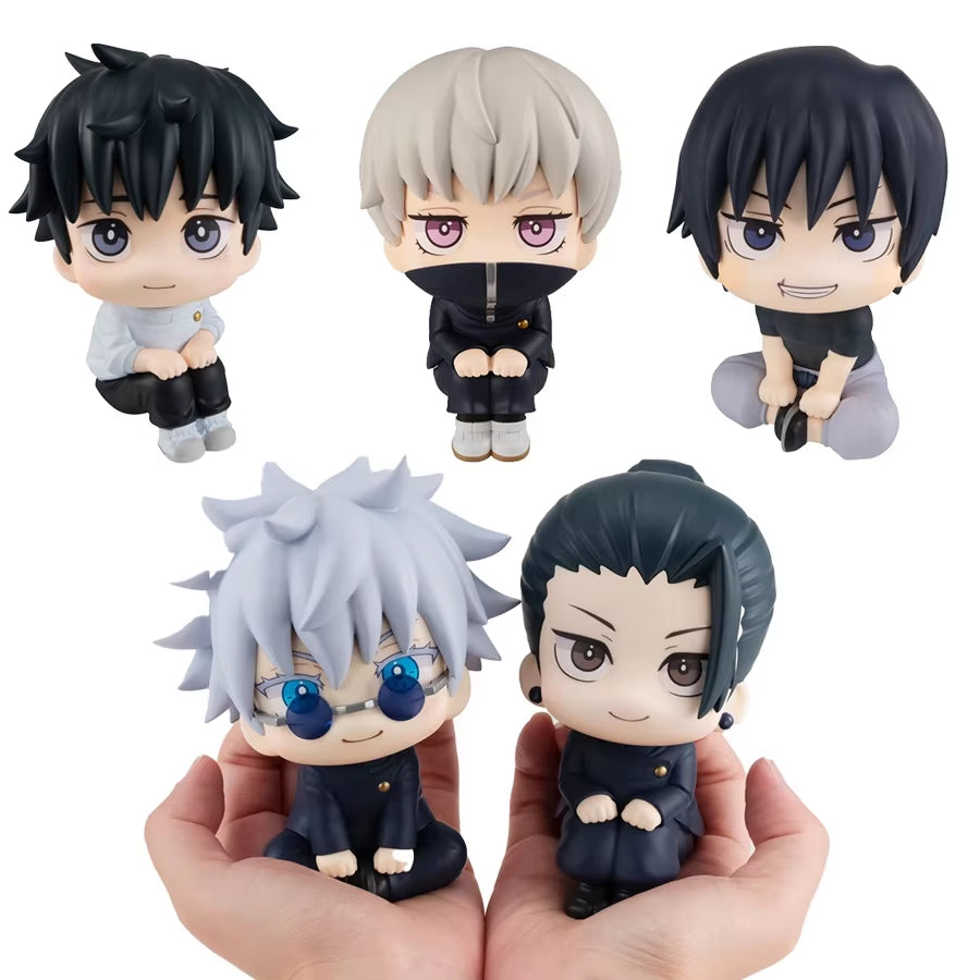 10Cm Jujutsu Kaisen Anime Figure Look up Q Version Satoru Gojo/Geto Suguru Action Figure Fushiguro Toji/Okkotsu Yuta Figurine