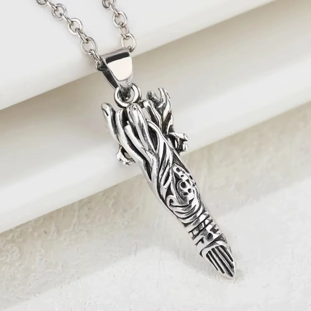 Anime Jujutsu Kaisen Ryomen Sukuna Satoru Gojo Prison Realm Pendant Necklace Cosplay Unisex Prop Jewelry Accessories Gift