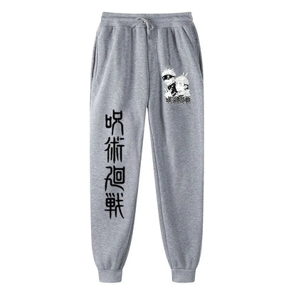 Anime Jujutsu Kaisen Sports Pants Running Workout Jogging Long Pants Gym Sport Trousers for Men Jogger Sweatpants