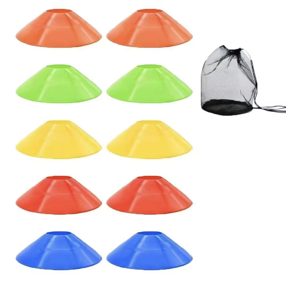 Soccer Cones Set Football Training Equipment for Kid Pro Disc Cones Agility Exercise Obstacles Avoiding Sports Accessories