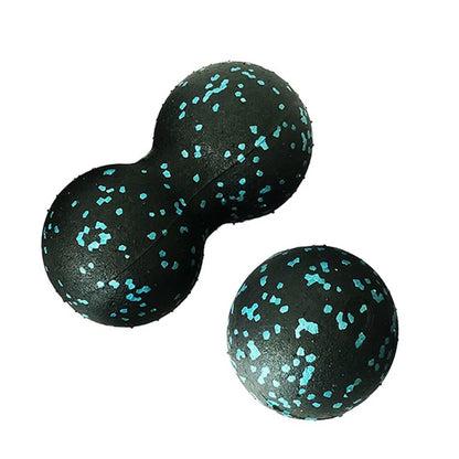 EPP Peanut Massage Ball Lacrosse Myofascial Ball Set Yoga Pilates Roller for Physical Therapy Deep Tissue Massage Relieve Pain