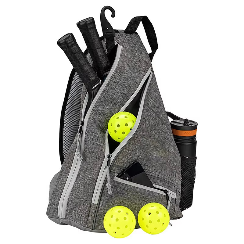 Pickleball Bag Men'S & Women'S Backpack Adjustable Sling Bag with Fence Hook/Upgraded Capacity/Safety Pocket/Water Bottle Holder