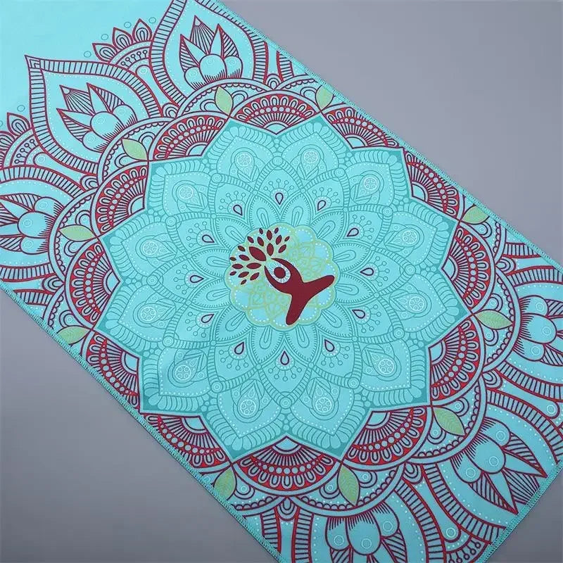 New Yoga Blanket Yoga Towel Yoga Hall Quick-Drying Towel Fitness Towel Printing Sports Travel Quick-Drying Anti-Slip Pilates