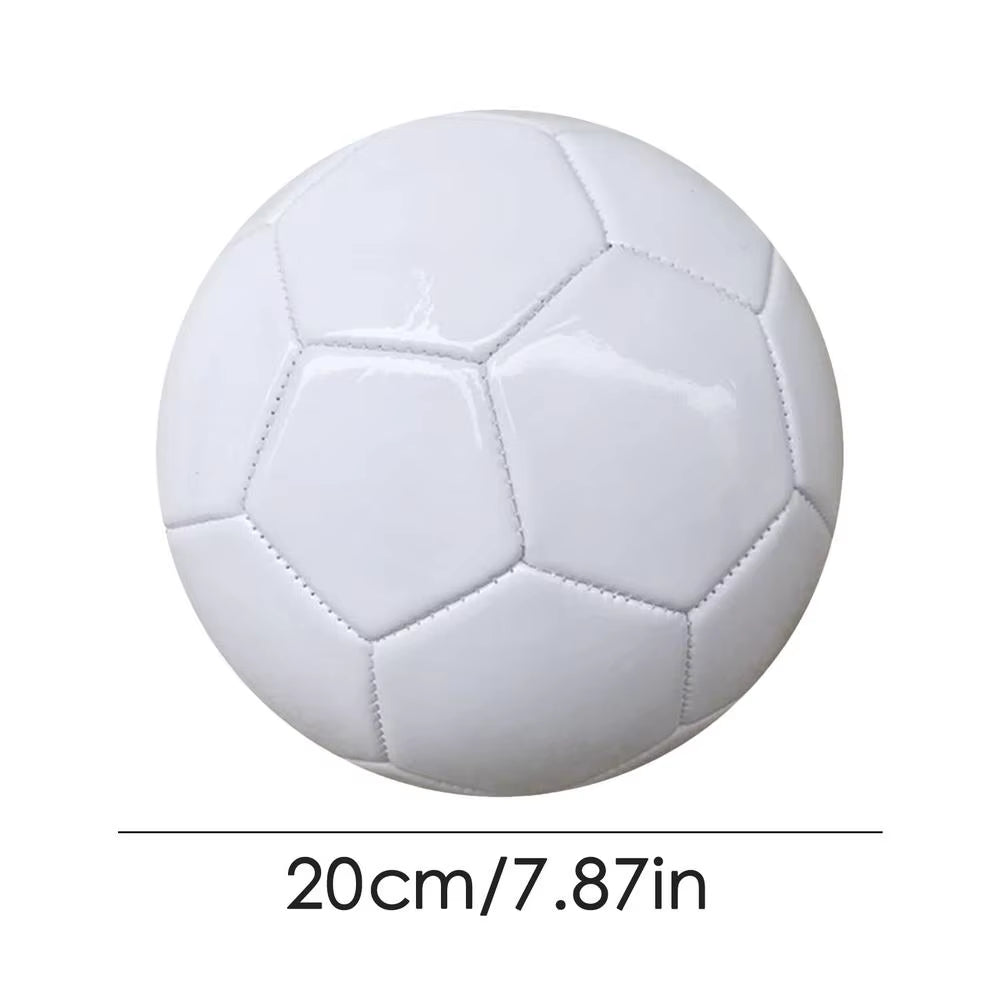 White Soccer Ball Size 3/4/5 White Autograph Soccer Ball White Official Signing Soccer Lightweight for Kids Adult Football