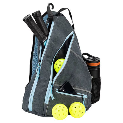 Pickleball Bag Men'S & Women'S Backpack Adjustable Sling Bag with Fence Hook/Upgraded Capacity/Safety Pocket/Water Bottle Holder